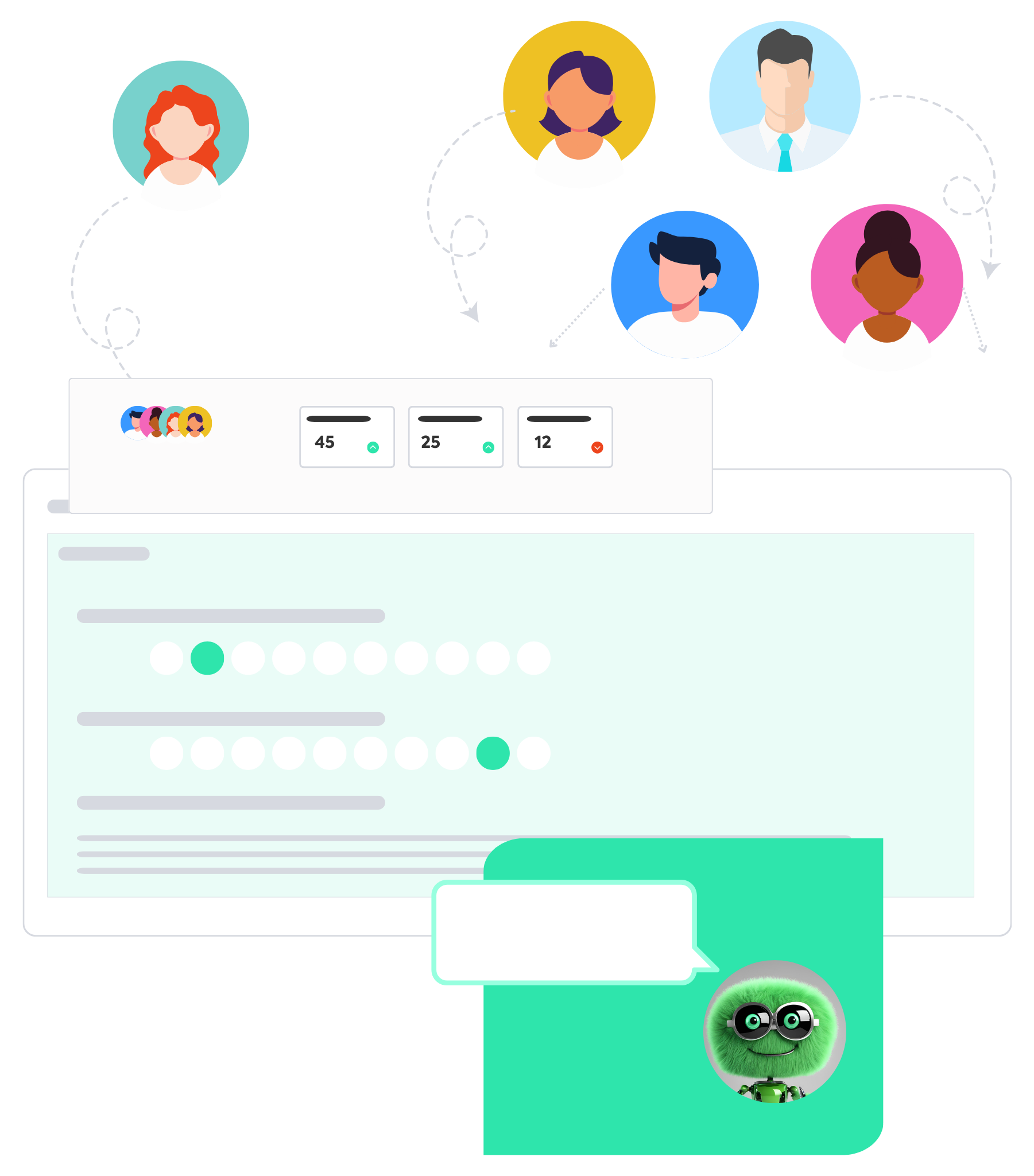 Illustration du déploiement Hektore pour accompagner les équipes support client